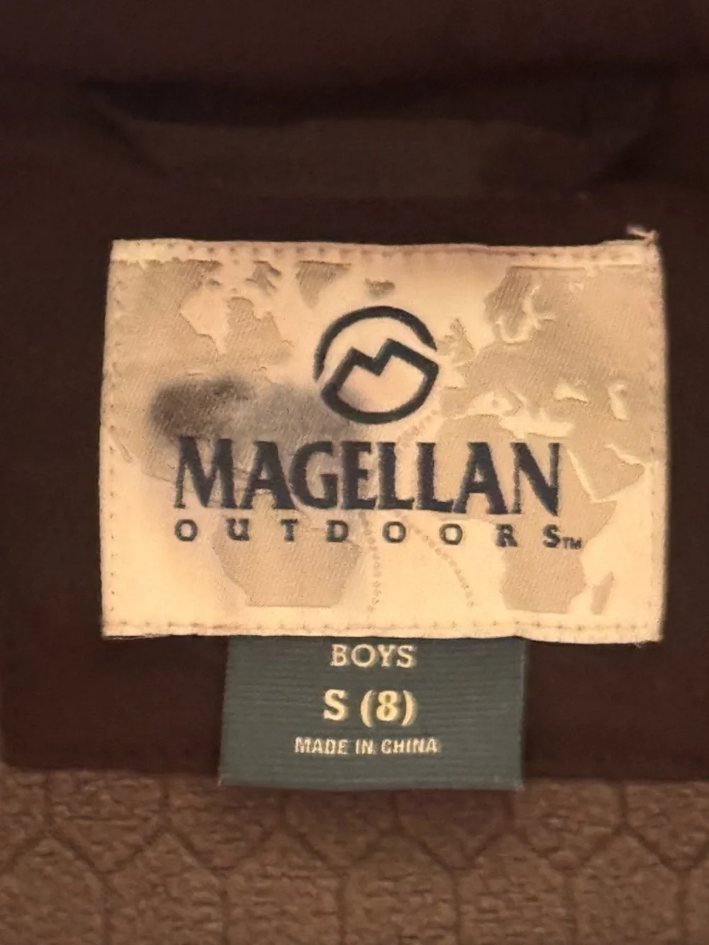 Magellan Outdoors Boys lined Rainjacket windbreaker Fishing jacket sz 8‎